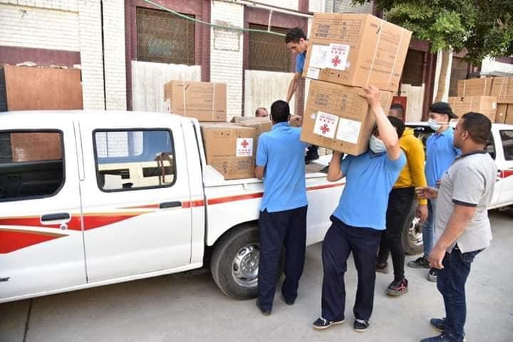 وزارة الصحة المصرية تتسلم "4" طن من المستلزمات الطبية هدية من الصين