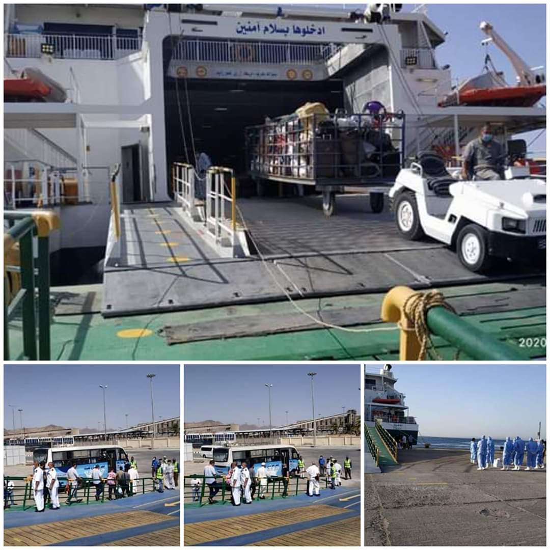 ميناء سفاجا البحرى يستقبل 562 راكب مصرى عائدين من المملكة العربية السعودية