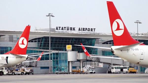مطار "أتاتورك" بدون ركاب.