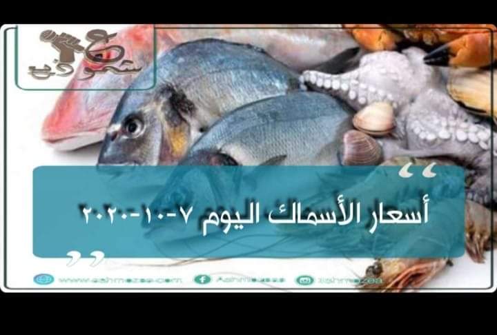 أسعار الأسماك اليوم 7-10-2020