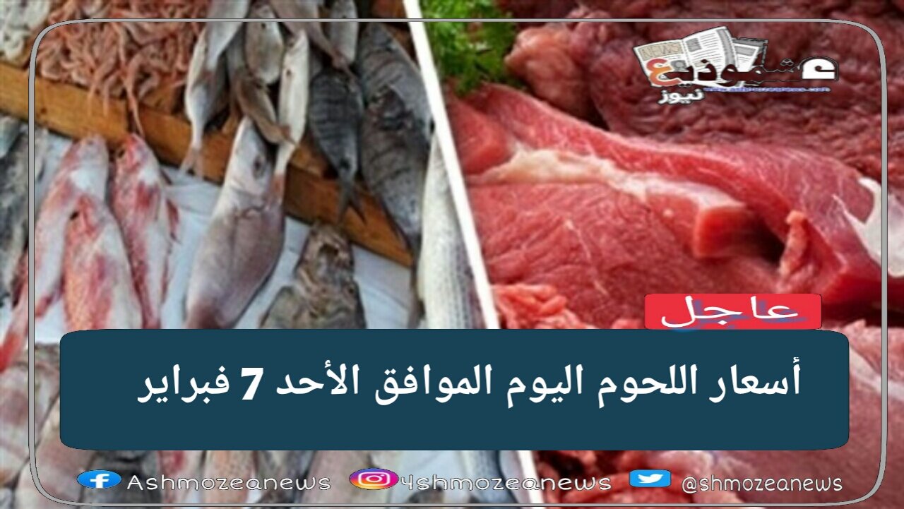 أسعار اللحوم اليوم الأحد الموافق 7 فبراير 
