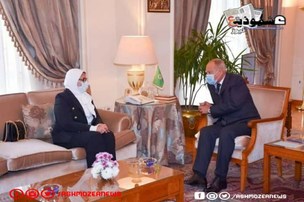 هالة زايد تلتقى مع أحمد أبو الغيط لبحث سبل استمرار تقديم الدعم الطبي للدول العربية. 