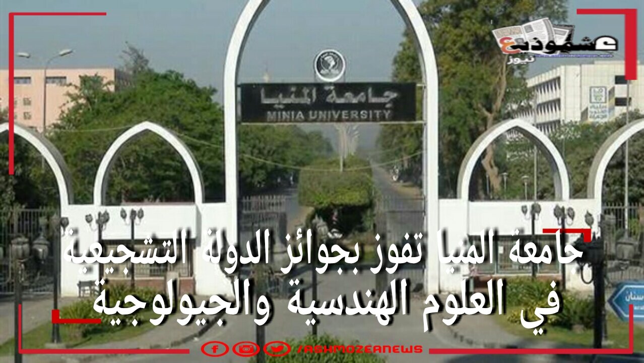 جامعة المنيا تفوز بجوائز الدولة التشجيعية في العلوم الهندسية والجيولوجية