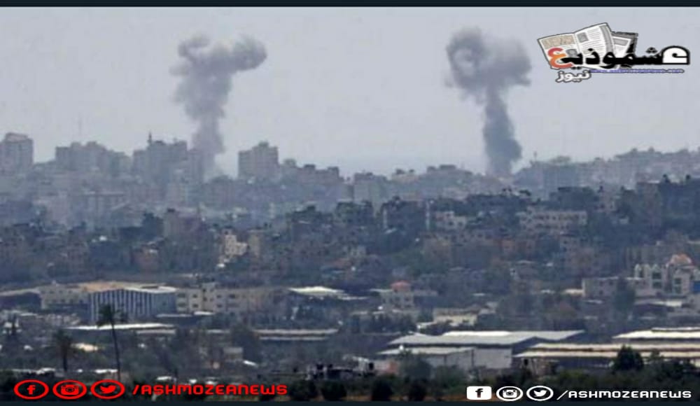 صاروخ من غزة يضرب عسقلان بإسرائيل. 