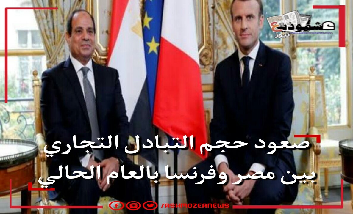 صعود حجم التبادل التجاري بين مصر وفرنسا بالعام الحالي