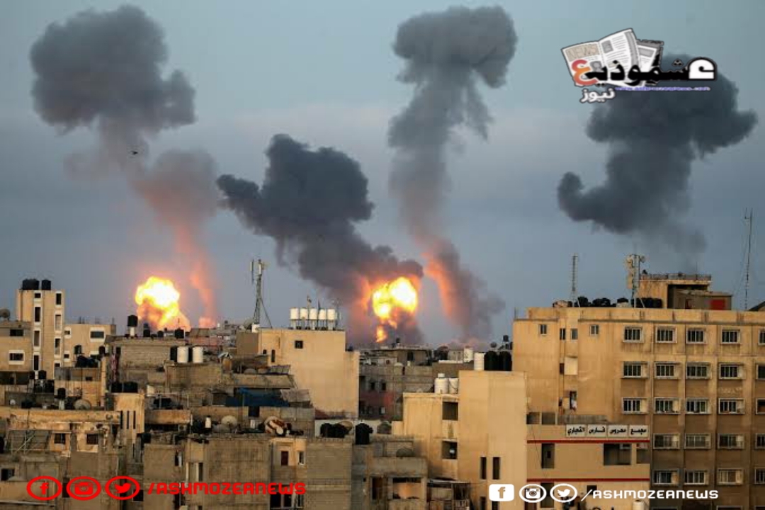 الطيران الإسرائيلي يضرب غرب مدينة غزة 