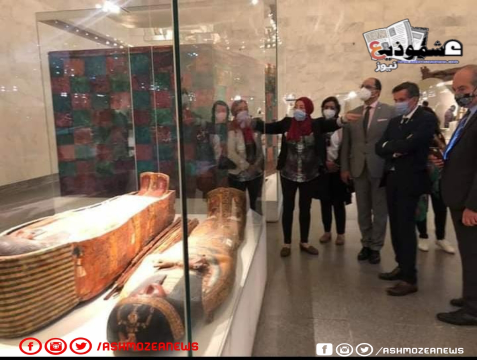 المتحف القومي للحضارة المصرية يستقبل وفد من الأنوكا ووفد من فرانكوفون