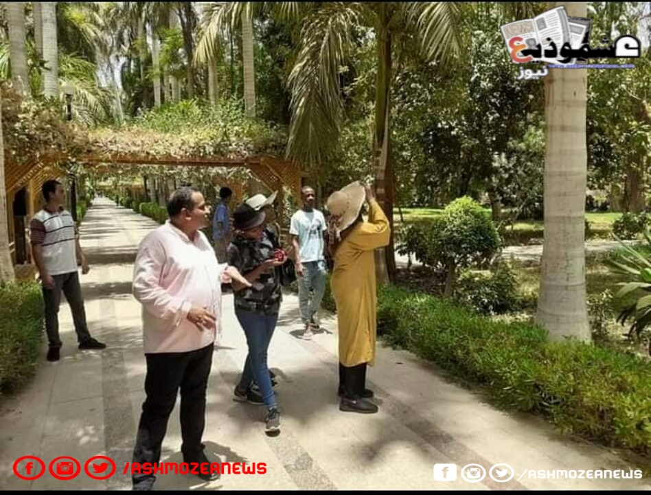 حديقة أسوان النباتية تستقبل وزيرة خارجية السودان في إجازة عيد الأضحى. 
