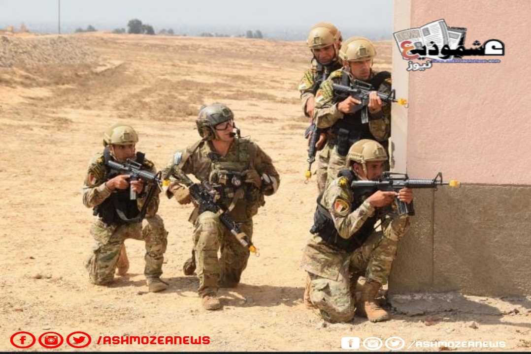 قوات المظلات والصاعقة المصرية في تدريب مع القوات الخاصة الأمريكية.
