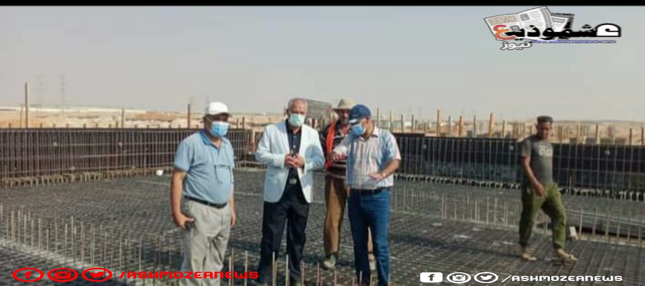 جولة تفقدية لمتابعة أعمال تنفيذ محطة رفع مياه شرب جديدة بمدينة بدر.