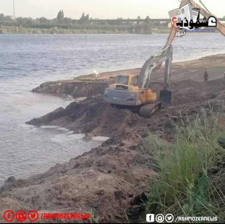 شن الحملات لإزالة التعديات على نهر النيل.