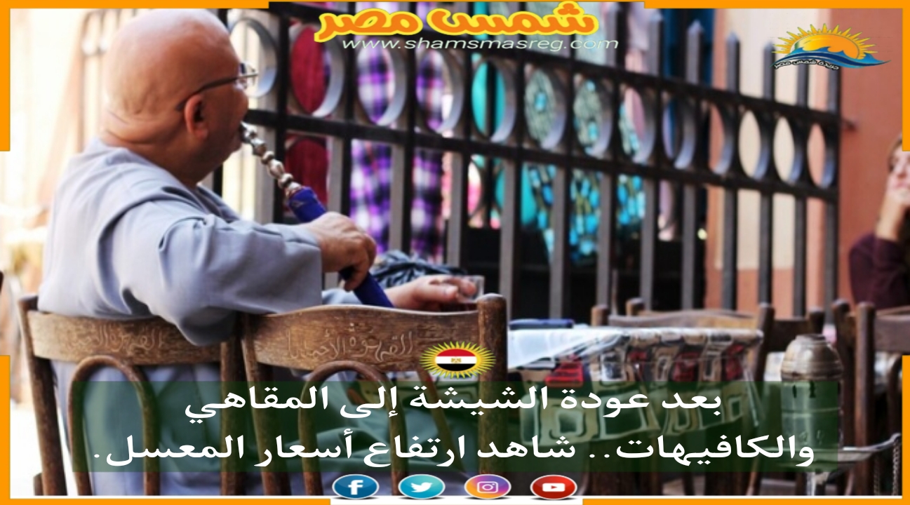 |شمس مصر|.. بعد عودة الشيشة إلى المقاهي والكافيهات.. شاهد ارتفاع أسعار المعسل