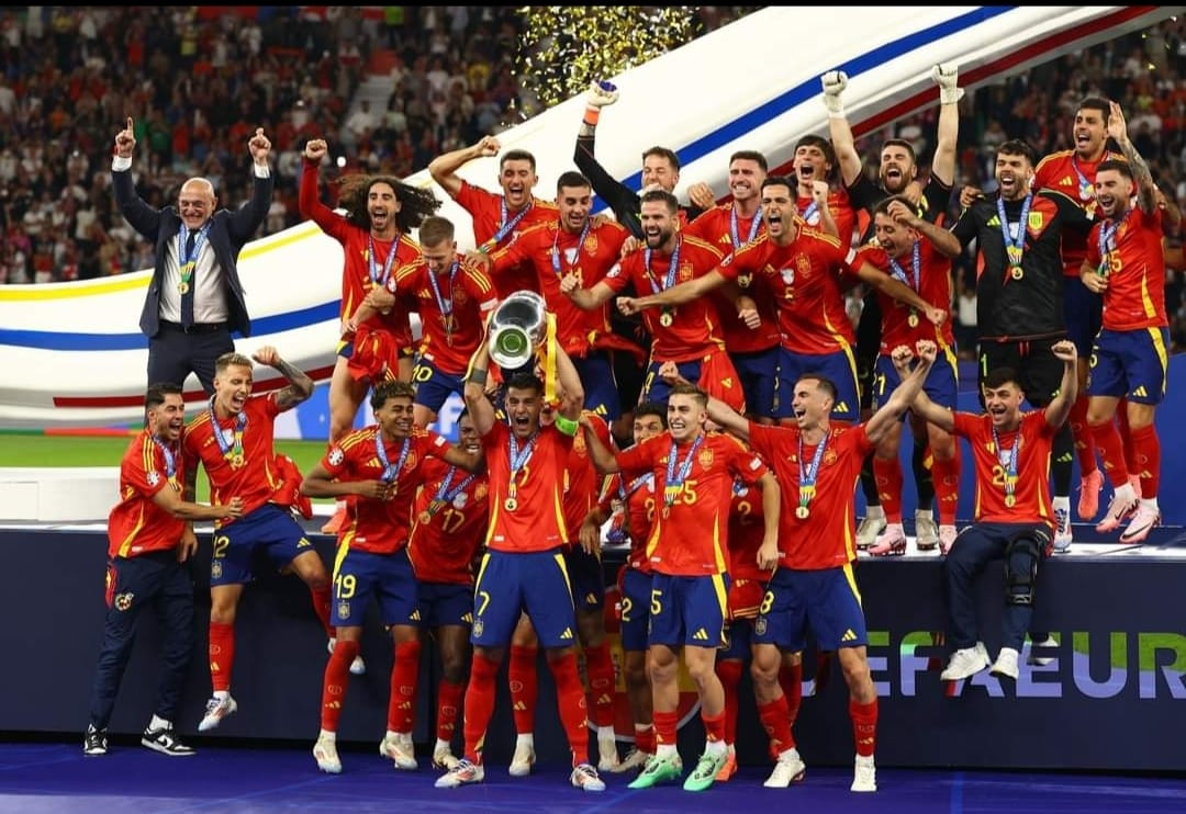 إسبانيا تفوز بكأس اليورو للمرة الرابعة في  تاريخ البطولة  يورو 2024