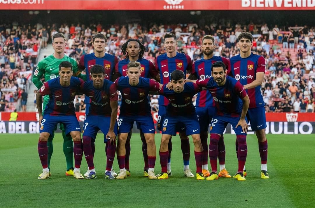 برشلونة في مواجهة مانشستر سيتي في أولى المباريات الودية له